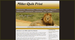 Desktop Screenshot of millerquikprint.com